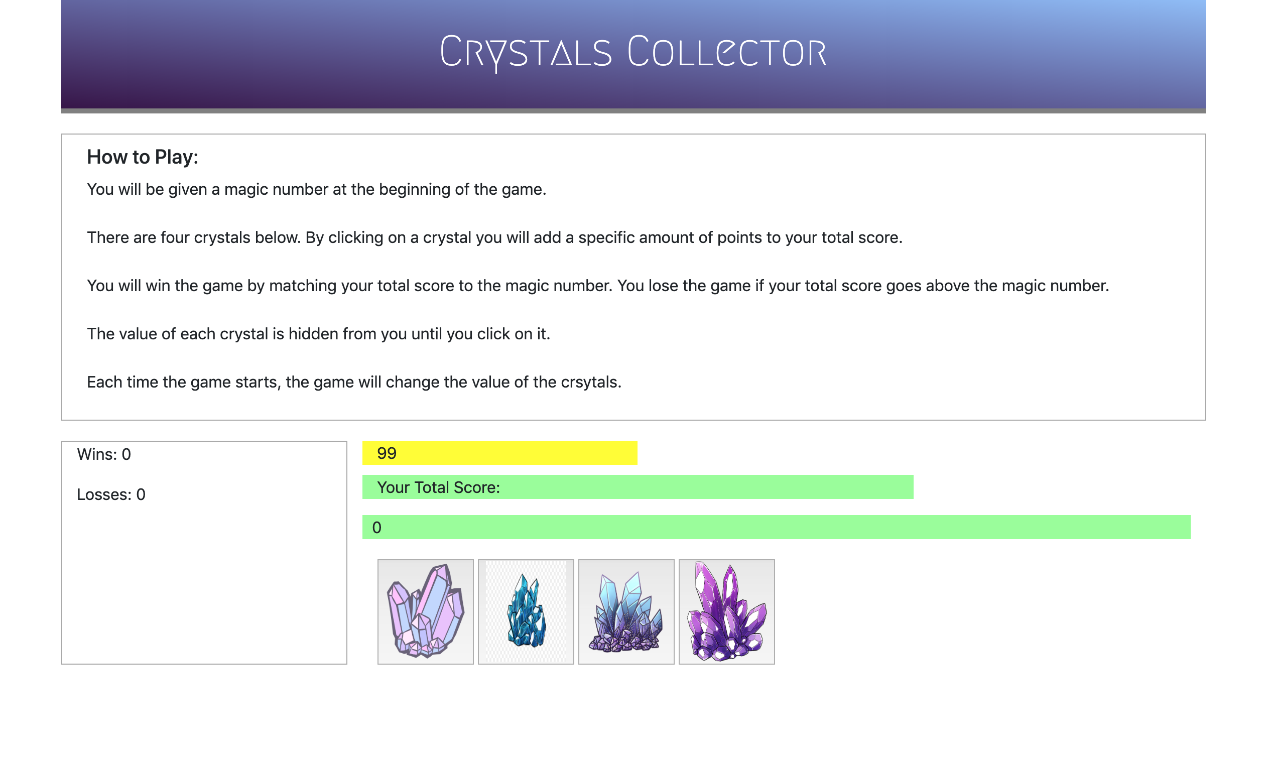 Crystal Collector
